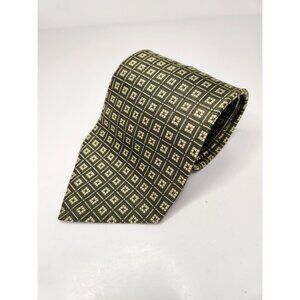 56" Gold Carlo Visconti Tie 100% Silk Made‎ In Canada